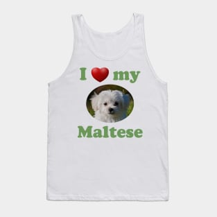 I Love My Maltese Tank Top